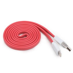 洛克苹果MFi认证红色数据线 为iPhone与iPad提供安全快捷的充电体验