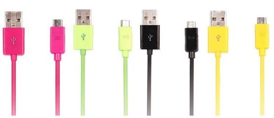 高效智能充电利器 三星MicroUSB彩色V8口数据线详解